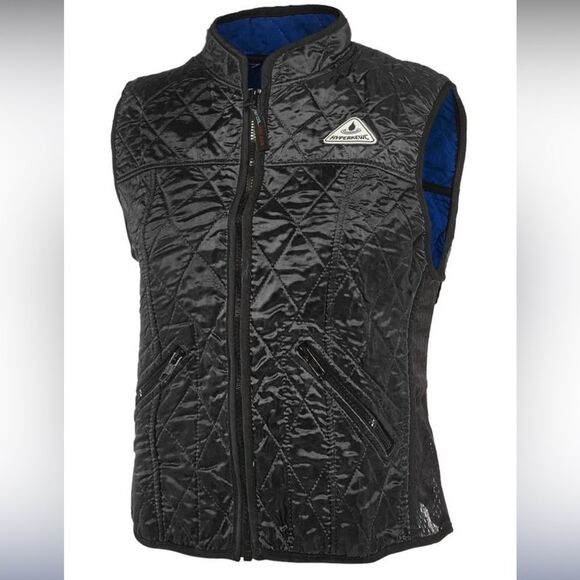 Techniche Jackets & Blazers - Techniche HyperKewl Riding Hiking Cooling Vest Quilted Black Deluxe Medium New